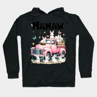 Easter Bunny Truck Mamaw Mothers Day Hoodie